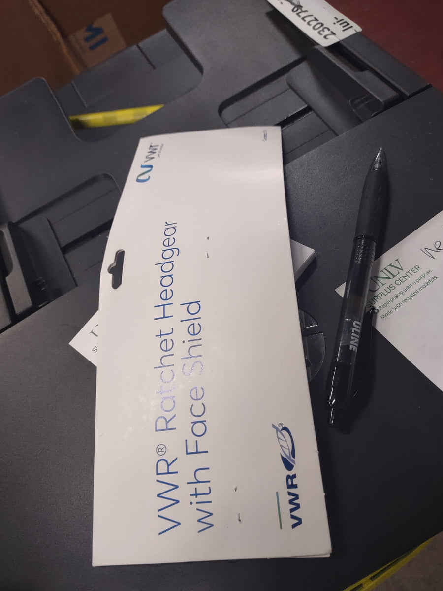 VWR Ratchet Head w/ Face Shield UNLV Surplus Center