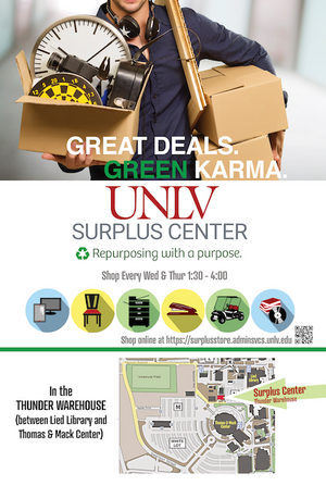 Repurpose Goods From UNLV Surplus Center