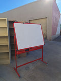 White Board - Rolling-Double Sided- ( 35 1/2''x 47 3/8 '' )