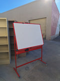 White Board - Rolling-Double Sided- ( 35 1/2''x 47 3/8 '' )