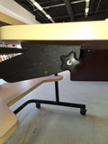 Rolling Desk/Work Station W/ Adjustable Top