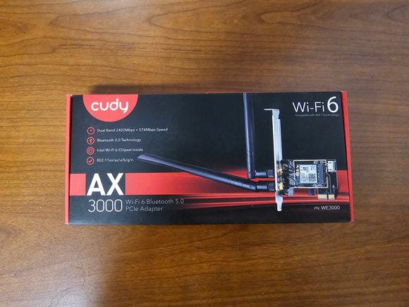 Cudy AX3000 Wi-Fi 6 Bluetooth 5.0 PCIe Adapter