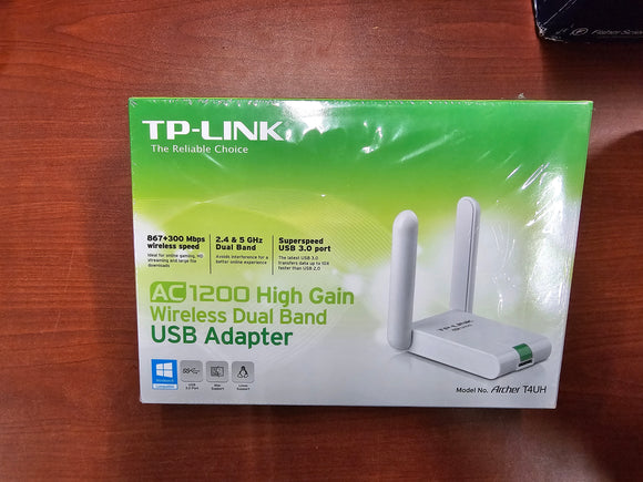 TP-Link AC1200 Wireless High Gain Dual Band USB Adapter (Archer T4UH)