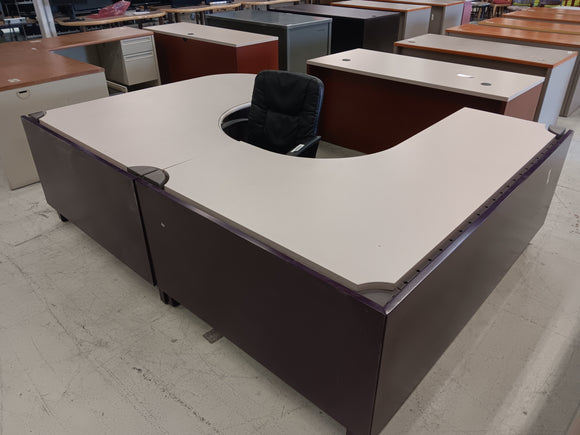 U Shaped PurpleRain Desk