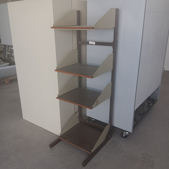 Mounted shelve rack