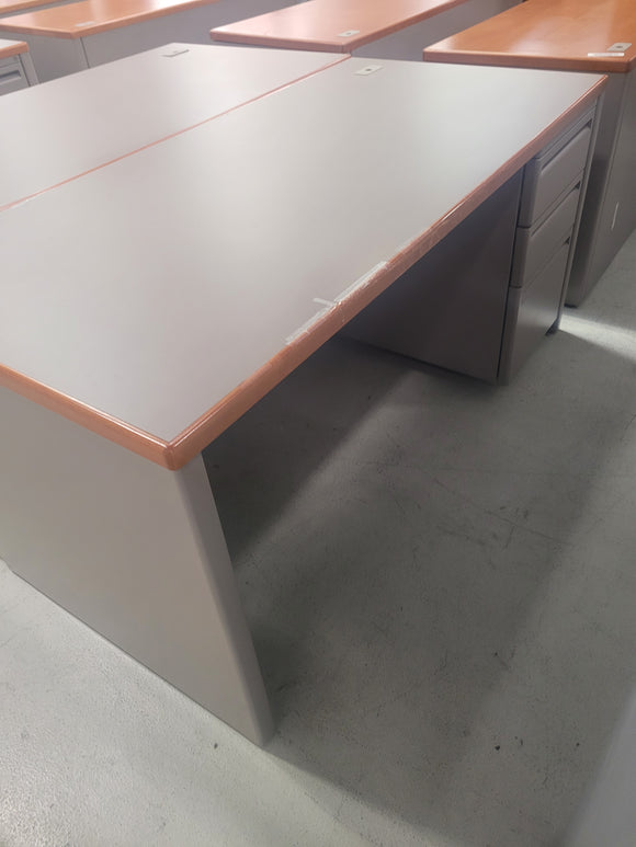 DESK-HEAVY DUTY METAL/ACTYLIC TOP SINGLE FILE CABINET