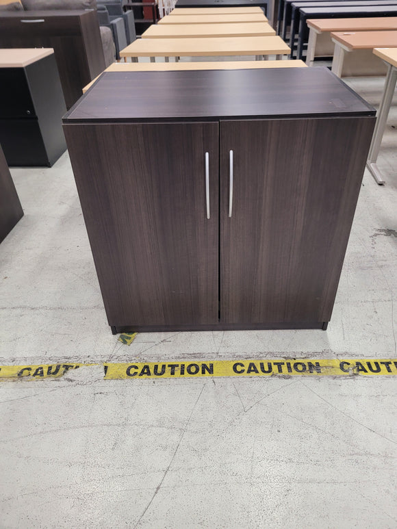 FILE CABINET-DARK WOOD HEAVY DUTY