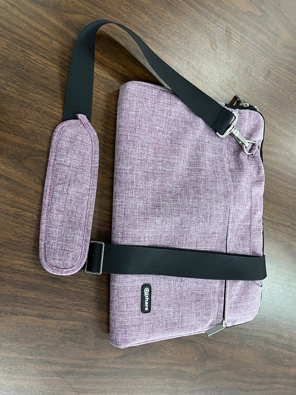 Purple Laptop Bag w Sling