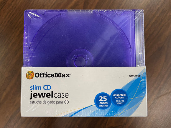 Slim CD Jewel Case 25 Pack