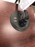 Desk/Storage With Usb Outlet