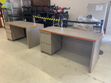 Metal Desk W/ Drawers D30" x W60" x H29"