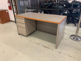 Metal Desk W/ Drawers D30" x W60" x H29"