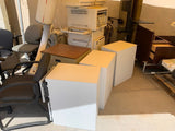 2 Drawer White Filing Cabinet