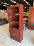 Cherry Bookcase D13" x W30" x H71"