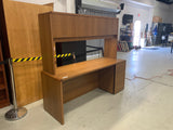 Wooden Desk W/ Storage & Light