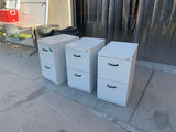 2 Drawer White Filing Cabinet