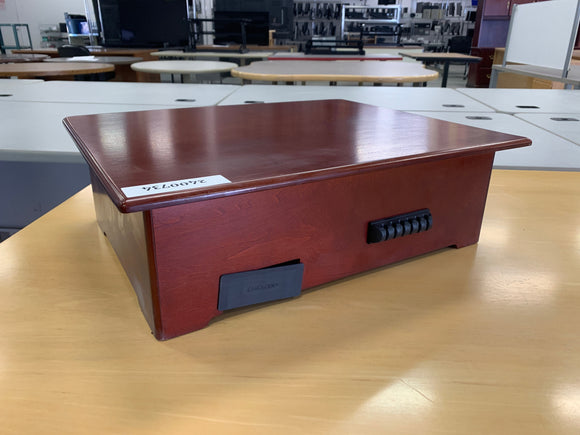 Cherry Monitor Stand With Storage