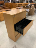 Wooden 4 Drawer Lateral File Cabinet