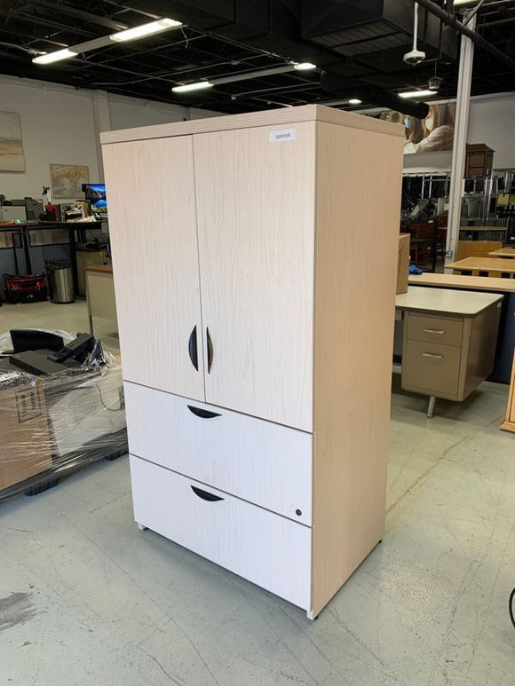 Blonde Cabinet Armoire