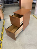 Mobile 2 Drawer Letter Size Pedestal File Cabinet