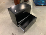 Black 2 Drawer Lateral File Cabinet