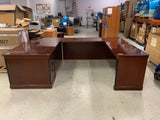 Three Piece Dark Wodden Desk