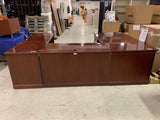 Three Piece Dark Wodden Desk