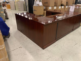 Three Piece Dark Wodden Desk