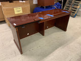 Three Piece Dark Wodden Desk