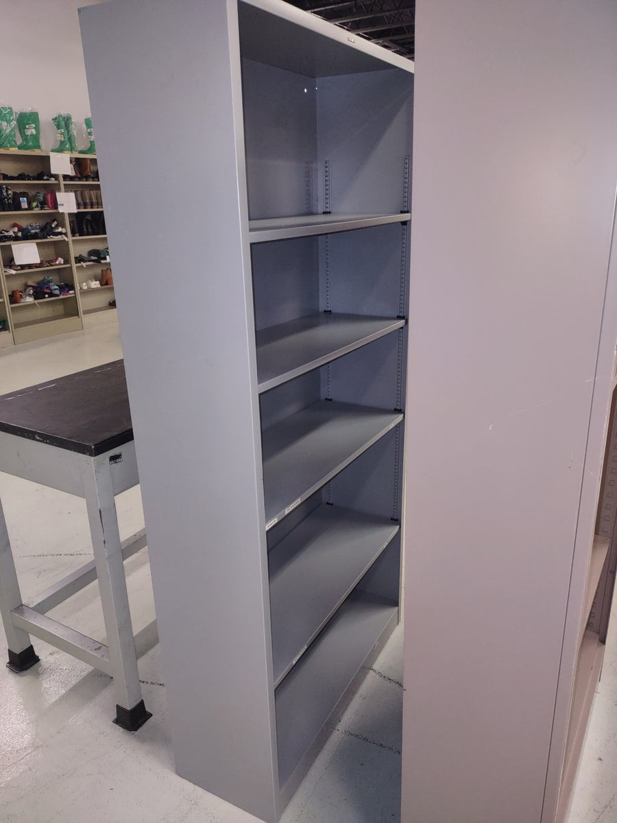 Bookcase-Metal-Gray – UNLV Surplus Center