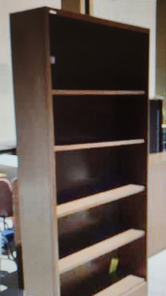 Shelving Unit-Brown-Metal-/5 Shelves