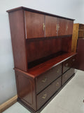 Credenza W/Attached Top Storage