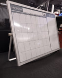 Calendar-Empty Canvas on Back-W/Stand