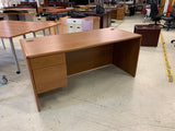 Wooden Desk With Drawers