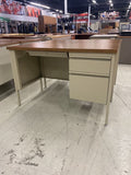 Wood Top Metal Desk