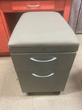 Short Grey Cabinet with cushion top