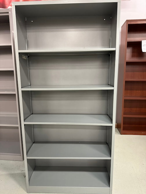 Bookshelf- 4 Shelves - Grey