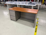 Desk _ Metal Base / Wood Top