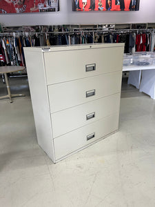 4 Drawer Lateral File Cabinet D19" x W42" x H48.5"
