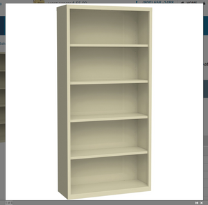 GENERIC _ Metal Bookcase _ IN STORE ONLY