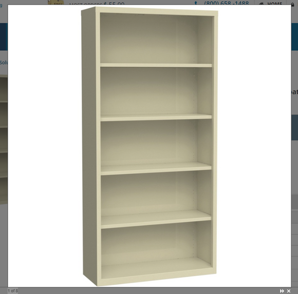 GENERIC _ Metal Bookcase _ IN STORE ONLY