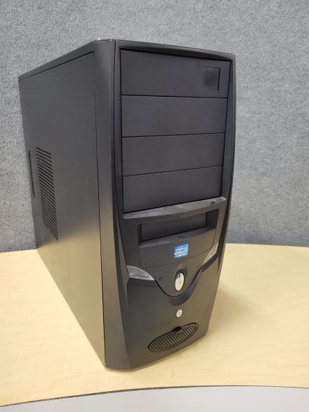 CUSTOM BUILT COMPUTER-In the color Black.