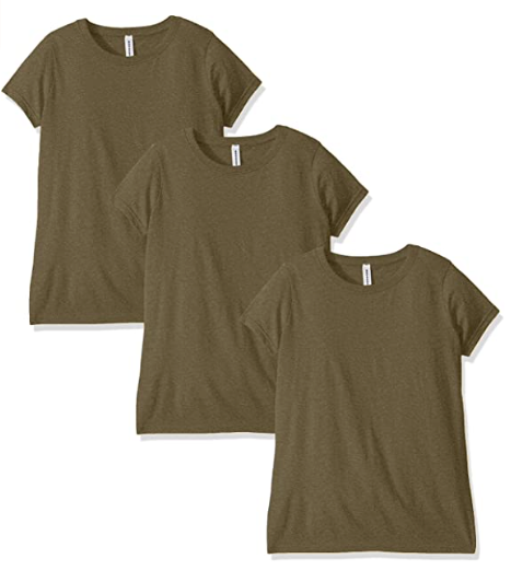 AquaGuard Women's Fine Jersey Longer Length T-Shirt, Venture Military Green, M